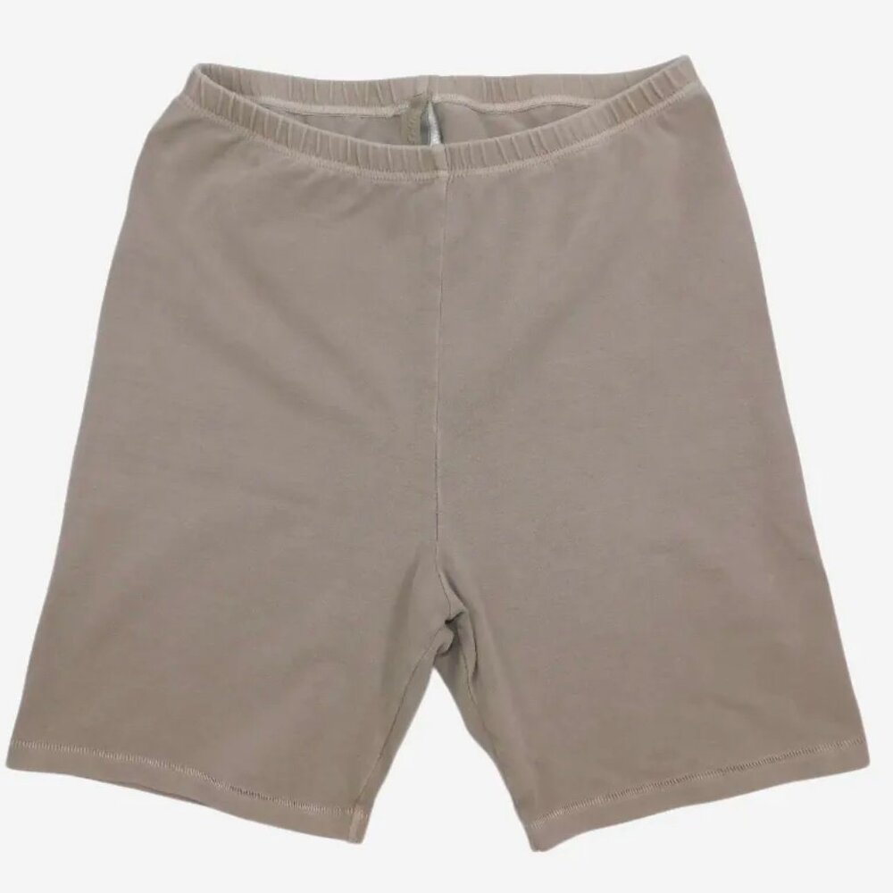 SKIMS Cotton Rib Bike Shorts – Size S –‎ Beige / Taupe